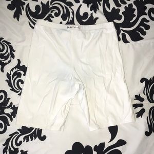 Under Armour White Compression Shorts